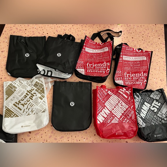 Lululemon Set of Small Tote Shopping Bags - Picture 1 of 1